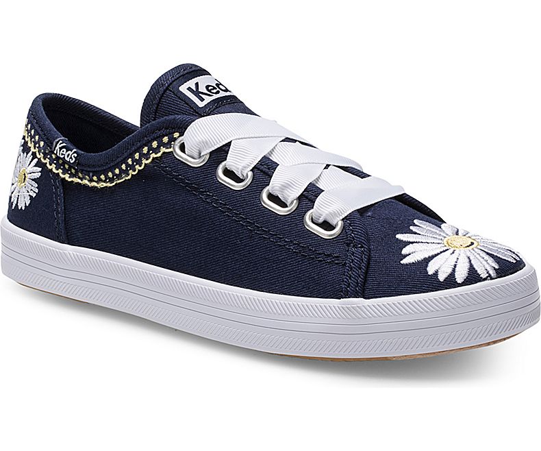 Keds Kids Navy Casuals Shoes - Keds Kickstart 143CAUXHD